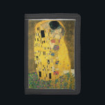 GUSTAV KLIMT - Der Kuss 1907 Tri-fold Geldbeutel<br><div class="desc">GUSTAV KLIMT - Der Kuss 1907
Öl- und Goldfolie auf Leinwand</div>