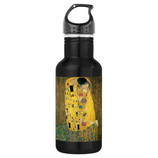 GUSTAV KLIMT - Der Kuss 1907 Trinkflasche (Vorderseite)