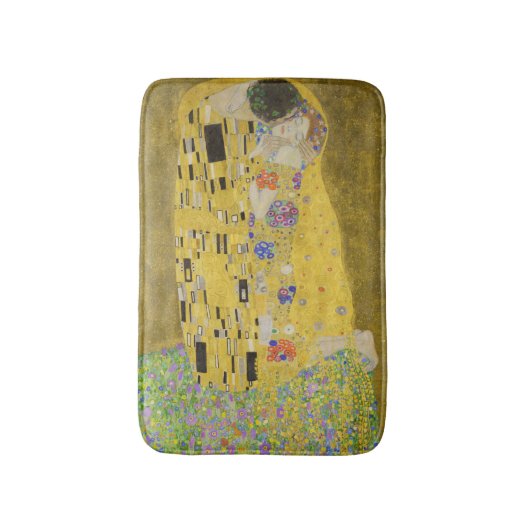 Gustav Klimt - Der Kuss Badematte (Vorderseite Vertikal)