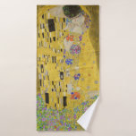 Gustav Klimt - Der Kuss Badhandtuch Set<br><div class="desc">Der Kuss - Gustav Klimt 1907-1908</div>