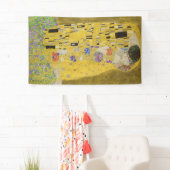 Gustav Klimt - Der Kuss Banner (Insitu)