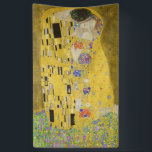 Gustav Klimt - Der Kuss Banner<br><div class="desc">Der Kuss - Gustav Klimt 1907-1908</div>