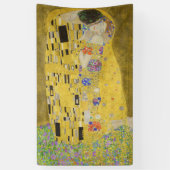 Gustav Klimt - Der Kuss Banner (Vertikal)