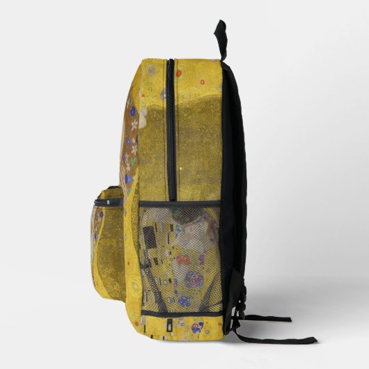 Gustav Klimt - Der Kuss Bedruckter Rucksack (Rechts)