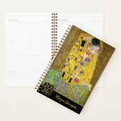 Gustav Klimt – Der Kuss – Benutzerdefinierter Text Planer (Anzeige)