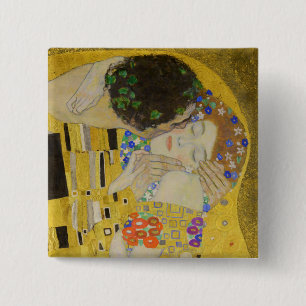 Gustav Klimt - Der Kuss Button