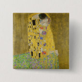 Gustav Klimt - Der Kuss Button (Vorderseite)