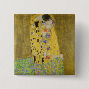 Gustav Klimt - Der Kuss Button