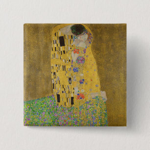 Gustav Klimt Der Kuss Button