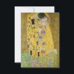 Gustav Klimt - Der Kuss Dankeskarte<br><div class="desc">Der Kuss - Gustav Klimt 1907-1908</div>