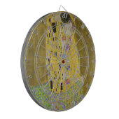 Gustav Klimt - Der Kuss Dartscheibe (Vorderseite Links)
