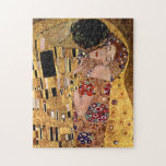 Gustav Klimt: Der Kuss (Detail) Puzzle<br><div class="desc">Ein schönes klassisches Puzzlespiel,  das ein romantisches Paar teilt einen Kuss,  gemalt vom österreichischen Symbolistmaler Gustav Klimt kennzeichnet.</div>