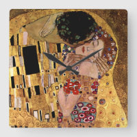 Gustav Klimt: Der Kuss (Detail)