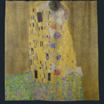 Gustav Klimt, der Kuss Duschvorhang<br><div class="desc">Duschvorhang mit dem Gustav Klimt Kunstwerk namens "Der Kuss". "The Kiss" Gemälde sind ein Gemälde mit einem Mann und Frauen in einem Kuss auf einem Imitat mit goldenem und grünem Hintergrund. Personalisierbar.</div>