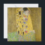 Gustav Klimt - Der Kuss Einladung<br><div class="desc">Der Kuss - Gustav Klimt 1907-1908</div>
