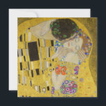 Gustav Klimt - Der Kuss Einladung<br><div class="desc">Der Kuss - Gustav Klimt 1907-1908</div>