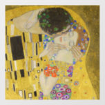 Gustav Klimt - Der Kuss Fensteraufkleber<br><div class="desc">Der Kuss - Gustav Klimt 1907-1908</div>