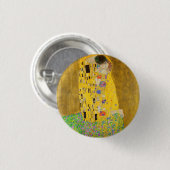 Gustav Klimt Der Kuss Fine Art Button (Vorne & Hinten)