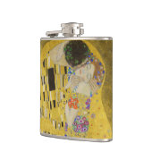 Gustav Klimt - Der Kuss Flachmann (Links)