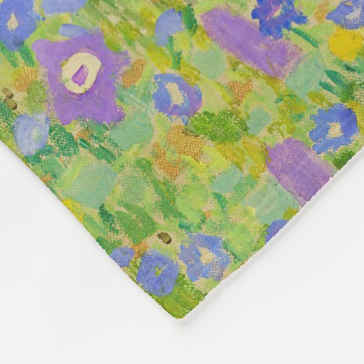 Gustav Klimt - Der Kuss Fleecedecke (Ecke)