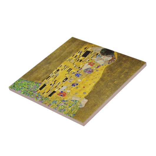 Gustav Klimt - Der Kuss Fliese (Seite)