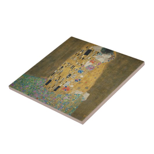 Gustav Klimt - Der Kuss Fliese (Seite)