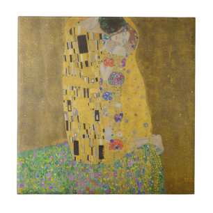 Gustav Klimt "Der Kuss" Fliese