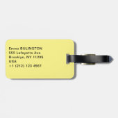 Gustav Klimt - Der Kuss Gepäckanhänger (Rückseite horizontal)