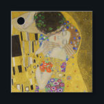 Gustav Klimt - Der Kuss Geschenkanhänger<br><div class="desc">Der Kuss - Gustav Klimt 1907-1908</div>