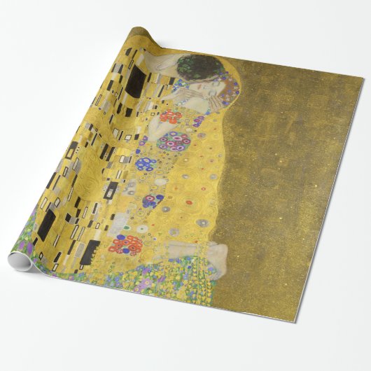 Gustav Klimt der Kuss Geschenkpapier (Ungerollt)