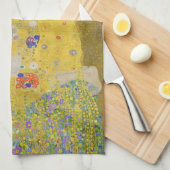 Gustav Klimt - Der Kuss Geschirrtuch (Viertel Falte)