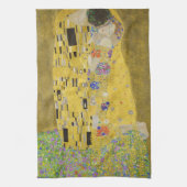 Gustav Klimt - Der Kuss Geschirrtuch (Vertikal)