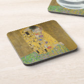 Gustav Klimt "Der Kuss" Getränkeuntersetzer (Linke Seite)