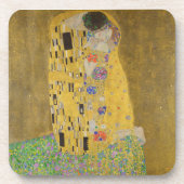 Gustav Klimt "Der Kuss" Getränkeuntersetzer (Vorderseite)