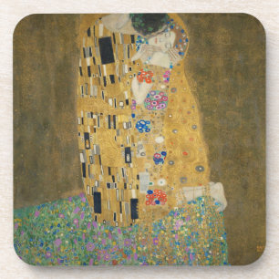 Gustav Klimt - Der Kuss Getränkeuntersetzer
