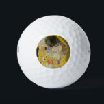 Gustav Klimt - Der Kuss Golfball<br><div class="desc">Der Kuss - Gustav Klimt 1907-1908</div>