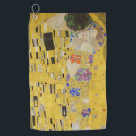 Gustav Klimt - Der Kuss Golfhandtuch<br><div class="desc">Der Kuss - Gustav Klimt 1907-1908</div>