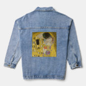 Gustav Klimt - Der Kuss Jeansjacke (Rückseite)
