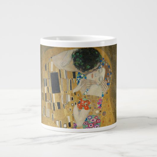 Gustav Klimt - Der Kuss Jumbo-Tasse (Vorderseite)