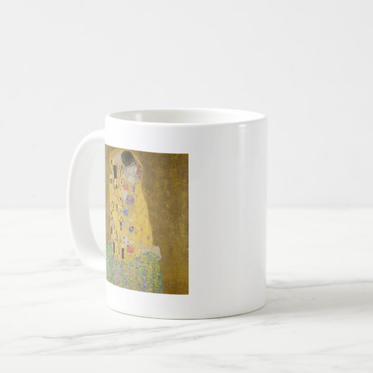 Gustav Klimt "Der Kuss" Kaffeetasse (Vorderseite Links)