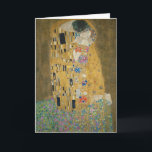 Gustav Klimt - Der Kuss Karte<br><div class="desc">Berühmtes Gemälde von Gustav Klimt. Das Kiss ist eines der besten romantischen Gemälde und ein großes Geschenk für Valentinstag und andere romantische Anlässe. Phantastisches Meisterwerk der Symbolik und ein großartiges Werk von Gustav Klimt.</div>