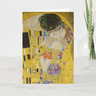 Gustav Klimt - Der Kuss Karte