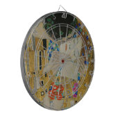 Gustav Klimt Der Kuss Klassisches Gemälde Dartscheibe (Vorderseite Links)