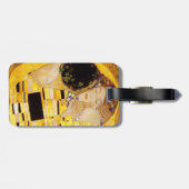 Gustav Klimt Der Kuss Klassisches Gemälde Gepäckanhänger (Rückseite horizontal)