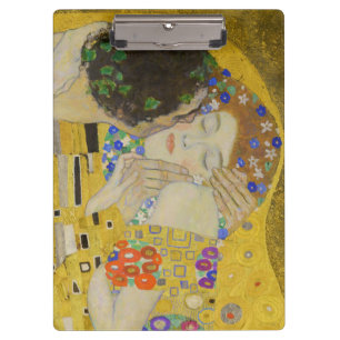Gustav Klimt - Der Kuss Klemmbrett