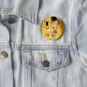 Gustav Klimt Der Kuss Knopf Button (Beispiel)
