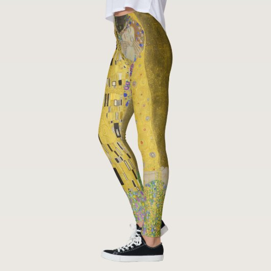 Gustav Klimt - Der Kuss Leggings (Links)