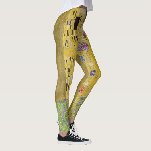 Gustav Klimt - Der Kuss Leggings (Rechts)