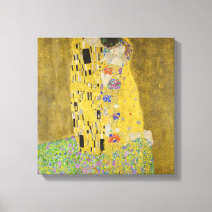 Gustav Klimt - Der Kuss Leinwanddruck