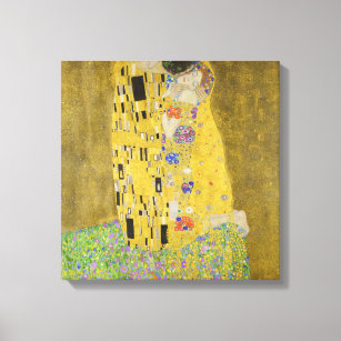 Gustav Klimt - Der Kuss Leinwanddruck